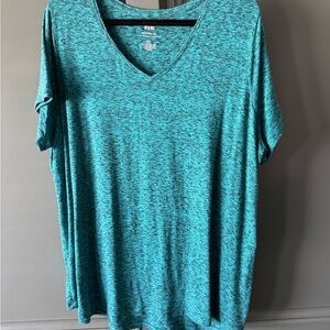 EVRI Women's Aqua Short Sleeve Tee